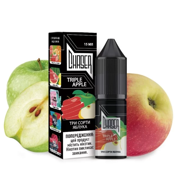 Рідина Chaser Salt 15ml/50mg TRIPLE APPLE — купити