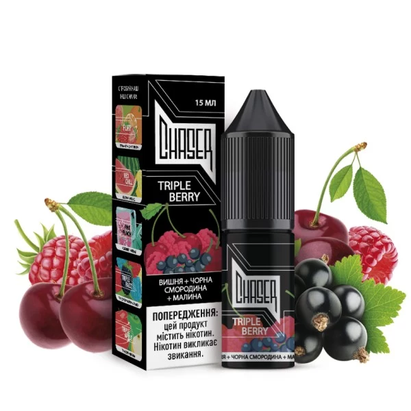 Рідина Chaser Salt 15ml/30mg TRIPLE BERRY — купити