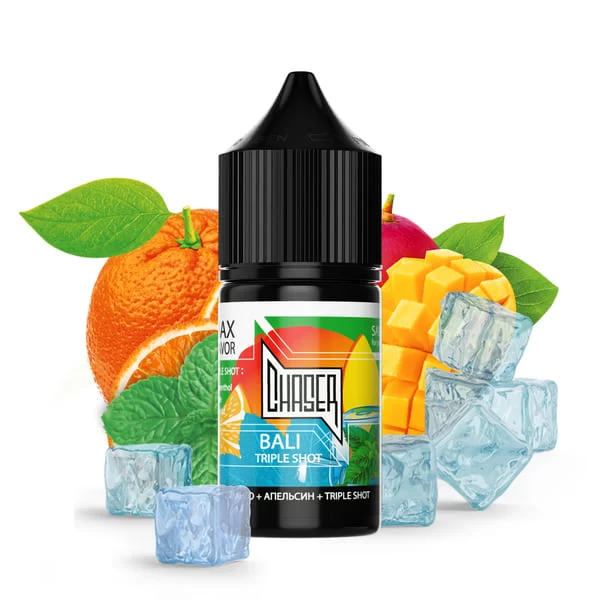 Рідина Chaser Salt 30ml/30mg BALI TRIPLE SHOT — купити
