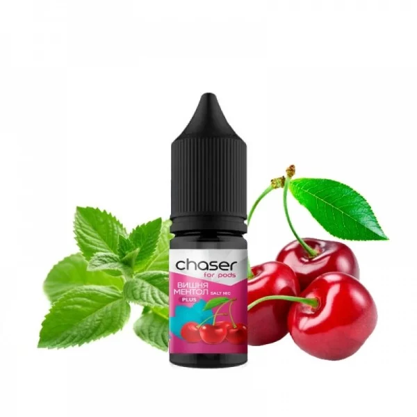 Рідина Chaser For Pods Salt 10 мл 60 мг - Вишня Ментол — купити