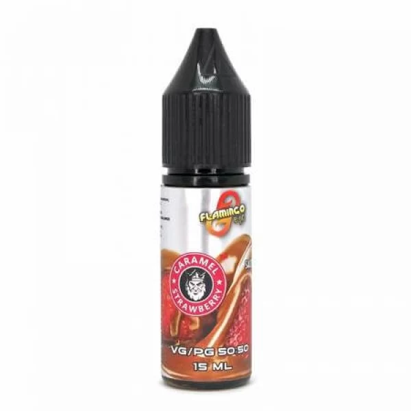 Рідина Flamingo Salt 15ml/50mg Caramel Strawberry — купити
