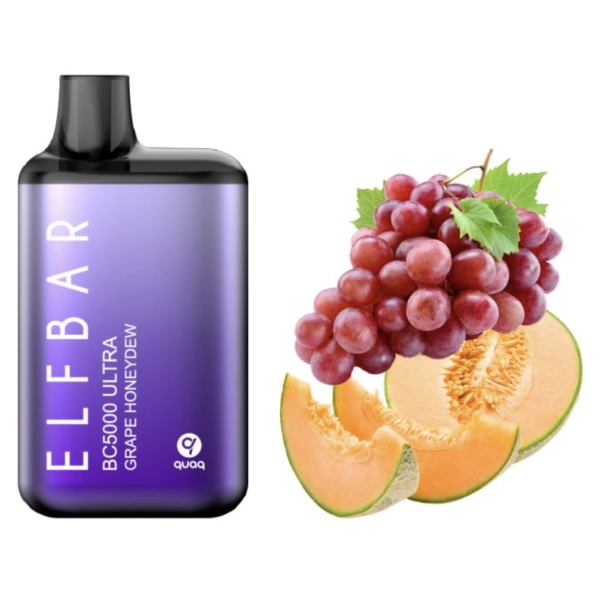 Одноразова POD система ELF BAR BC5000 ULTRA Grape Honeydew на 5000 затяжок — купити