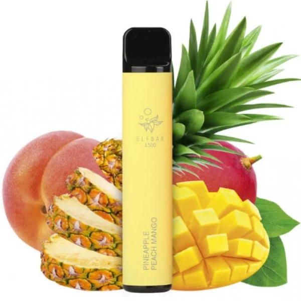 Одноразова POD система ELF BAR 1500 Pineapple Peach Mango на 1500 затяжок — купити