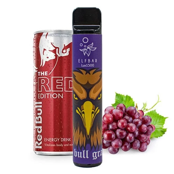 Одноразова POD система ELF BAR Lux1500 Grape Energy на 1500 затяжок — купити