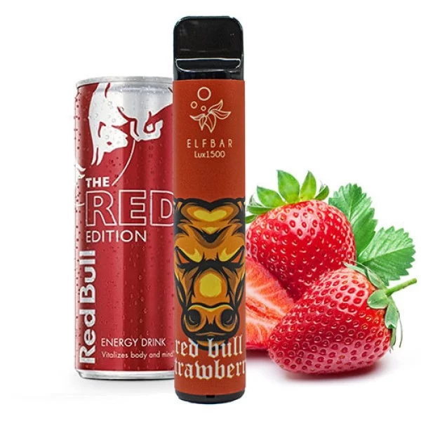 Одноразова POD система ELF BAR Lux1500 Energy Strawberry на 1500 затяжок — купити