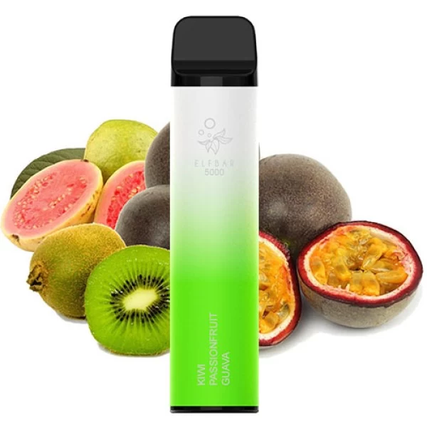 Одноразова POD система ELF BAR 5000 Kiwi Passion fruit Guava на 5000 затяжок — купити