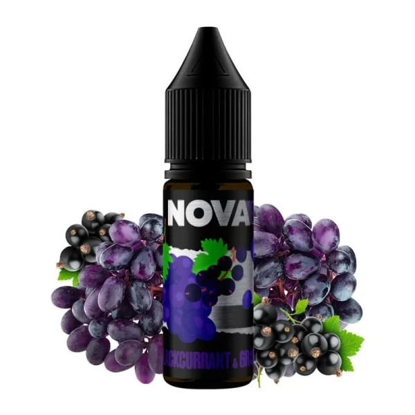 Рідина NOVA Salt 15ml/65mg Blackcurrant&Grape — купити
