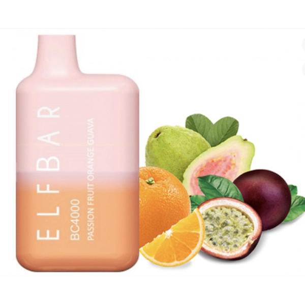 Одноразова POD система ELF BAR BC4000 Passion Fruit Orange Guava на 4000 затяжок — купити