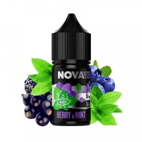 Рідина NOVA Salt 30ml/30mg Berry&Mint — купити