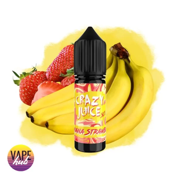 Рідина Crazy Juіce SLT 15 мл 50 мг - Banana Strawberry — купити