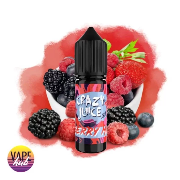 Рідина Crazy Juіce SLT 15 мл 50 мг - Berry Mix — купити