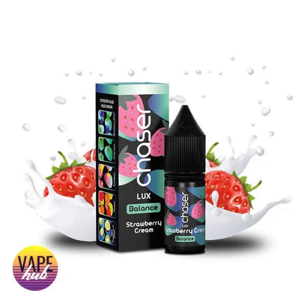 Рідина Chaser Salt LUX 11ml/30mg Strawberry Cream — купити