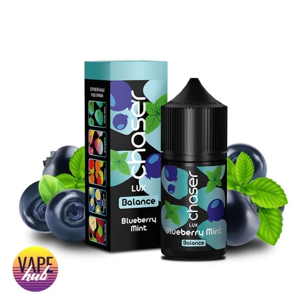 Рідина Chaser Salt LUX 30ml/65mg Blueberry Mint — купити
