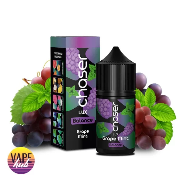 Рідина Chaser Salt LUX 30ml/30mg Grape Mint — купити