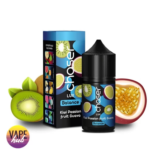 Рідина Chaser Salt LUX 30ml/30mg Kiwi Passion fruit Guava — купити