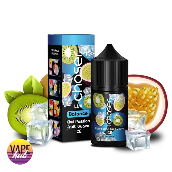 Рідина Chaser Salt LUX 30ml/30mg Kiwi Passion fruit Guava Ice — купити