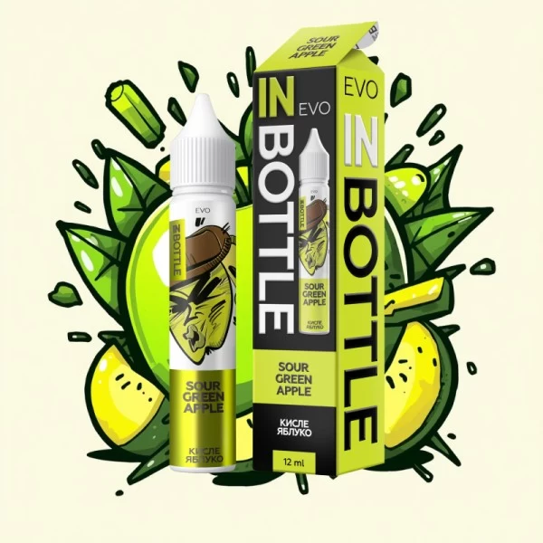 Набір Inbottle EVO 30 мл 50 мг - Sour Green Apple — купити