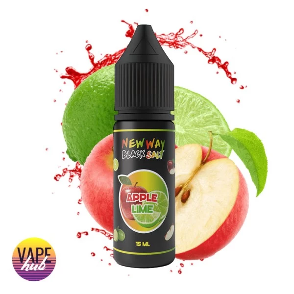 Рідина New Way Salt Black 15 мл 25 мг - Apple Lime — купити