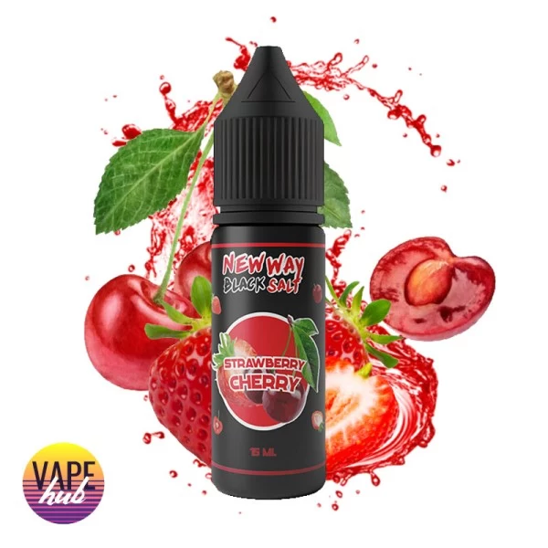 Рідина New Way Salt Black 15 мл 45 мг - Cherry Strawberry — купити