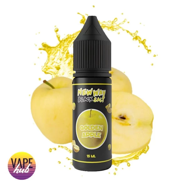 Рідина New Way Salt Black 15 мл 25 мг - Golden Apple — купити