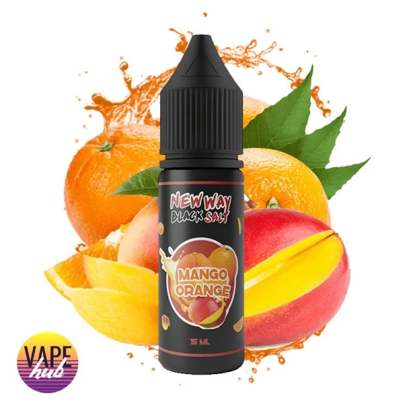 Рідина New Way Salt Black 15 мл 65 мг - Mango Orange — купити