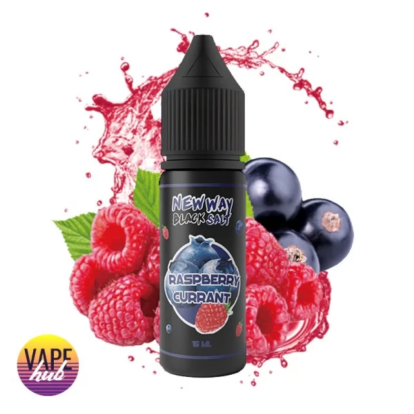 Рідина New Way Salt Black 15 мл 25 мг - Raspberry Currant — купити