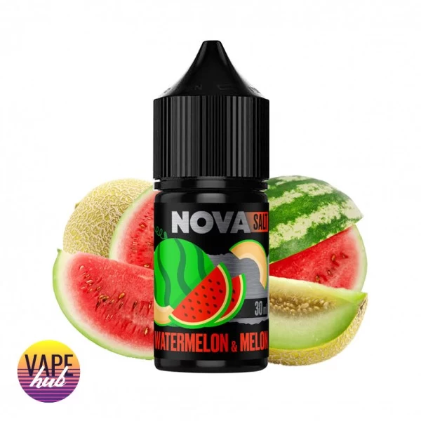 Рідина NOVA Salt 30ml/30mg Watermelon&Melon — купити