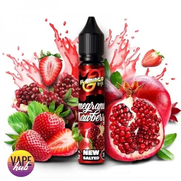 Рідина Flamingo New Salted 30 мл 50 мг - Pomegranate Strawberry — купити