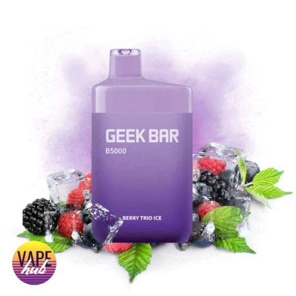 Одноразова POD система Geek Bar B5000 - Berry Trio Ice на 5000 затяжок — купити