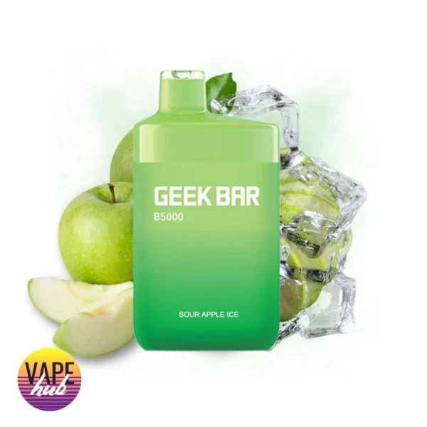 Одноразова POD система Geek Bar B5000 - Sour Apple на 5000 затяжок — купити