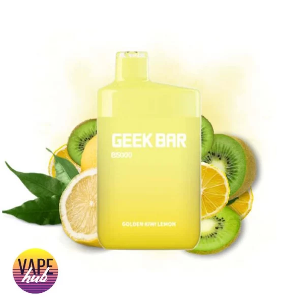 Одноразова POD система Geek Bar B5000 - Golden Kivi Lemon на 5000 затяжок — купити