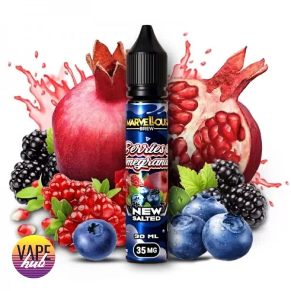Рідина Marvellous Brew New Salted 30 мл 50 мг - Berries Pomegranate — купити