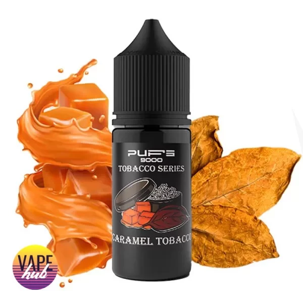 Рідина PUFS 9000 30 мл 30 мг - Caramel Tobacco — купити