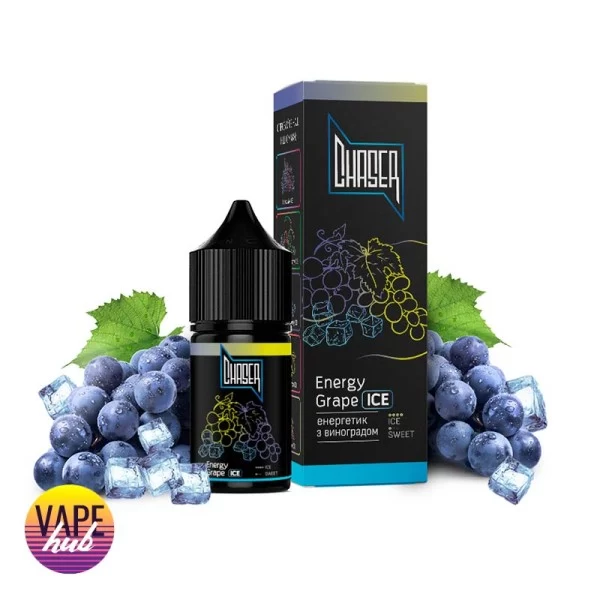 Рідина Chaser Black New 30 мл 30 мг - Energy Grape Ice — купити