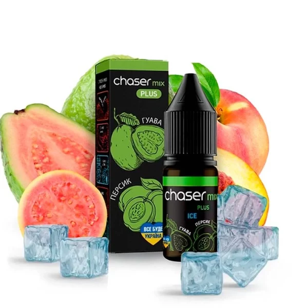 Рідина Chaser Mix Salt 10 мл 60 мг - Гуава Персик ICE — купити