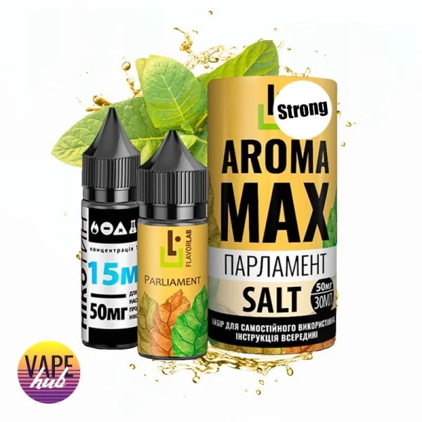 Набір Aroma MAX Salt Strong 30 мл 50 мг - Parliament — купити