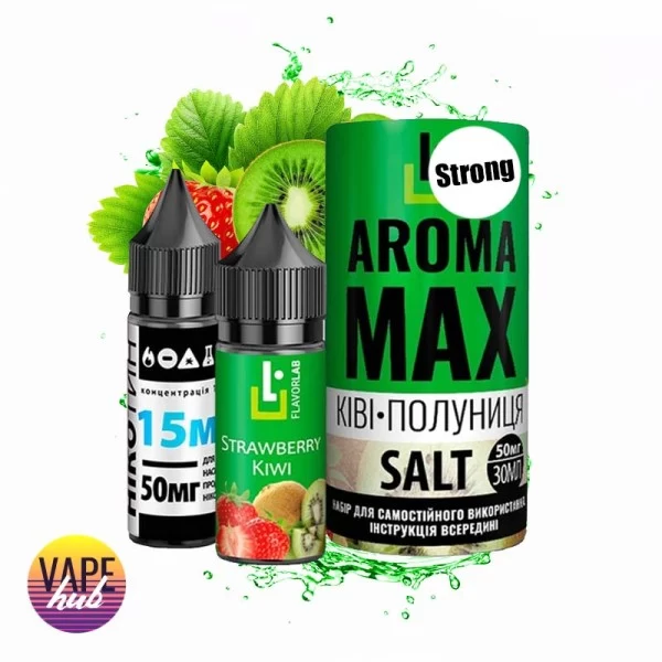 Набір Aroma MAX Salt Strong 30 мл 50 мг - Kiwi Strawberry — купити