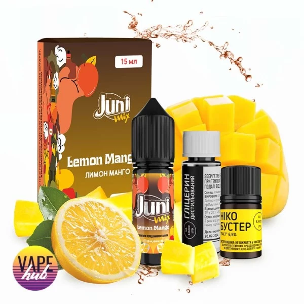 Набір Juni Mix 15 мл 65 мг - Lemon Mango — купити