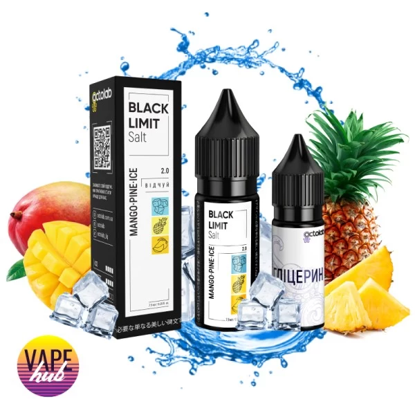 Набір Black Limit 15 мл 65 мг - Mango Pine Ice — купити