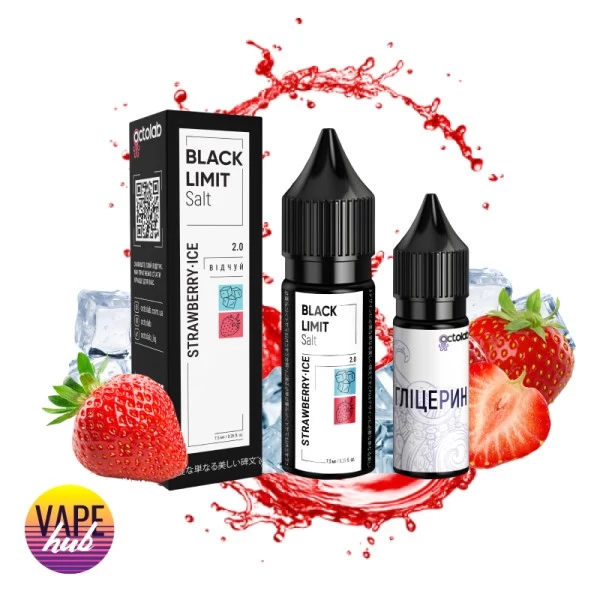 Набір Black Limit 15 мл 50 мг - Strawberry Ice — купити