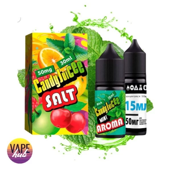 Набір Candy Juice Premium Salt 30 мл 50 мг - Mint — купити