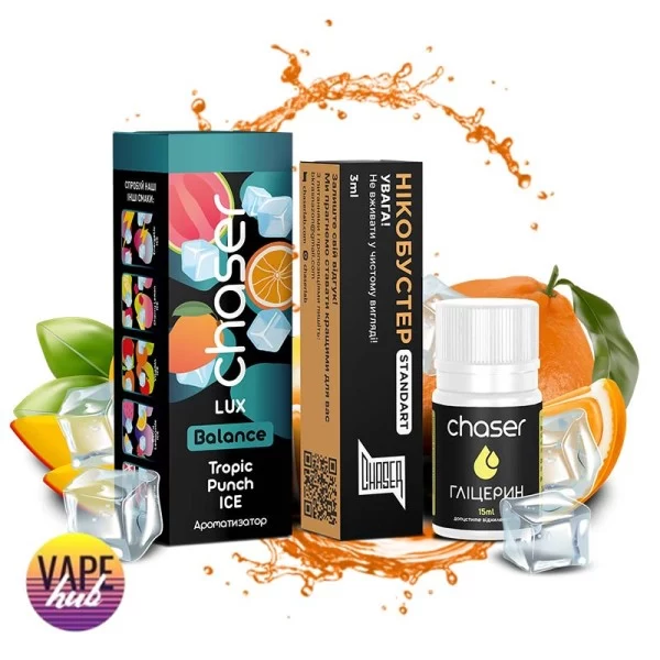 Набір Chaser Lux ice 30 мл 65 мг - Tropic Punch — купити
