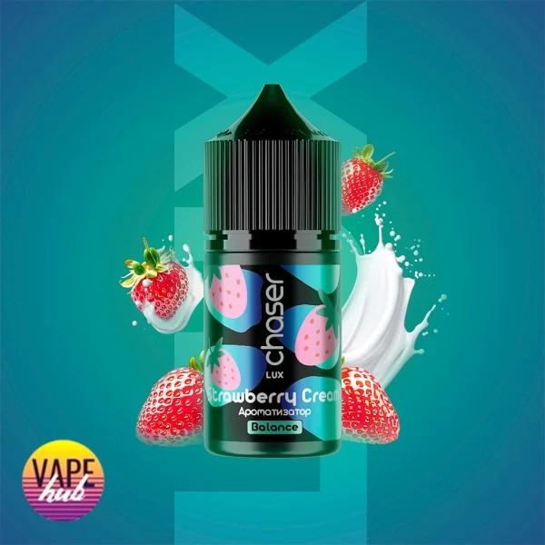 Набір Chaser Lux 30 мл 65 мг - Strawberry Cream — купити