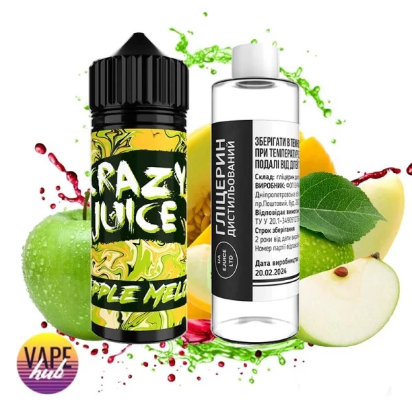 Набір Crazy Juice Organic 120 мл 6 мг - Apple Melon — купити