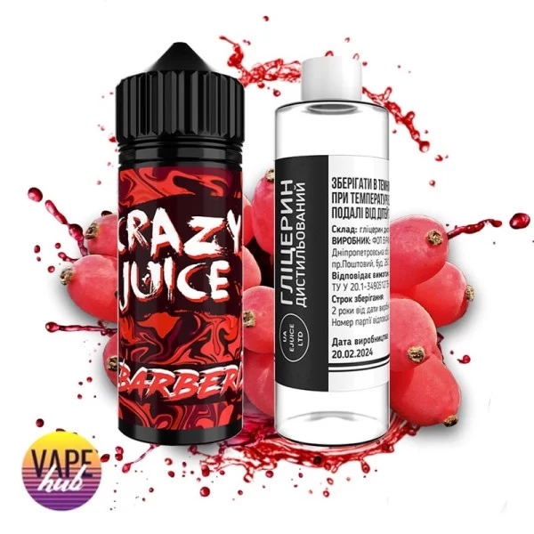 Набір Crazy Juice Organic 120 мл 3 мг - Barberis — купити