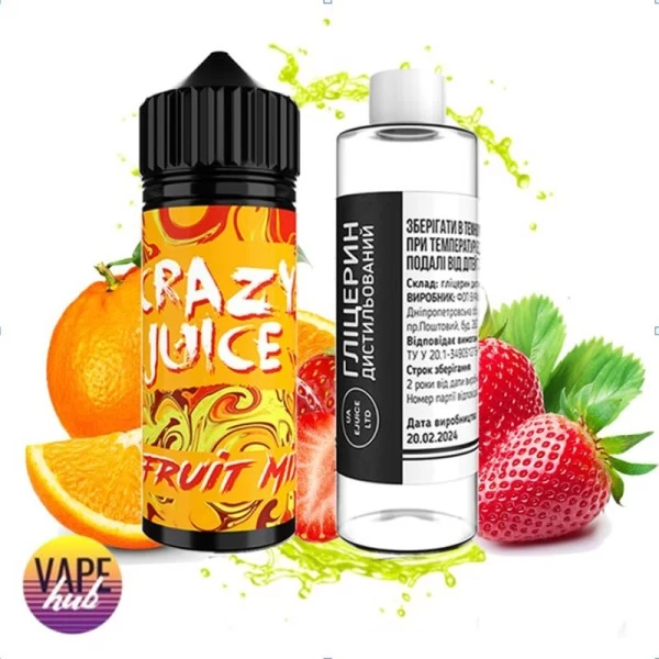 Набір Crazy Juice Organic 120 мл 3 мг - Fruit Mix — купити
