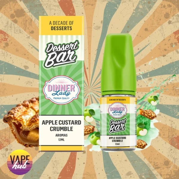 Набір Dinner Lady Desserts 30 мл 50 мг - Apple Crumble Custard — купити
