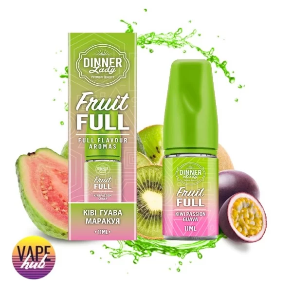 Набір Dinner Lady Fruit Full 30 мл 60 мг - Kiwi Passion Guava — купити