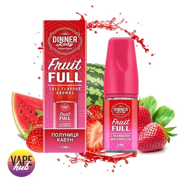 Набір Dinner Lady Fruit Full 30 мл 30/50 мг - Strawberry Watermelon — купити