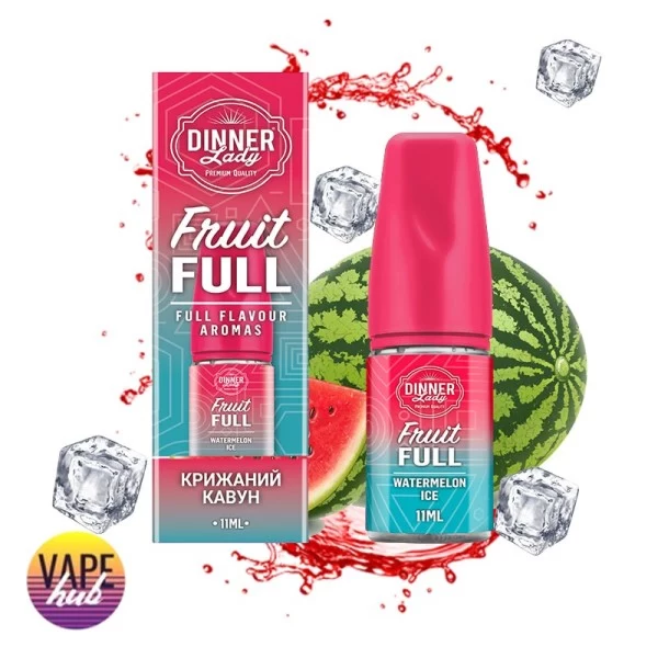 Набір Dinner Lady Fruit Full 30 мл 60 мг - Watermelon Ice — купити
